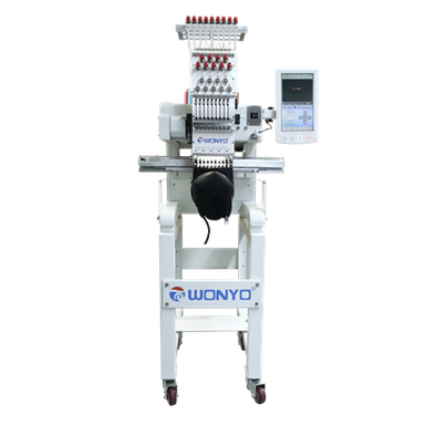 휴대용 1 머리 6/9 색 자수 기계