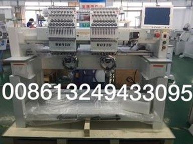 2 머리 15 바늘 고속 자 수 기계 WY1502CH