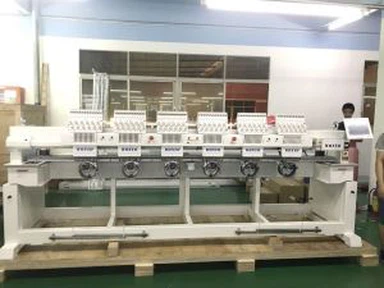 상업용 WONYO 6 헤드 전산 자수 기계 (모든 부품이 포함 된 캡 & T 셔츠 자수 포함)